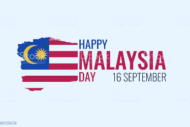 Happy Malaysia Day 16 September Hand Drawn Ink Brush Malaysia Flag Poster  Banner Greeting Card Concept Design Vector Illustration Stock Illustration  - Download Image Now - iStock